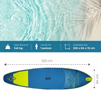 WATTSUP Sar 10'8" Minicombo SUP