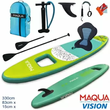 Надуваем стендъп падъл борд Maqua Vision Kayak Kit 10'8"
