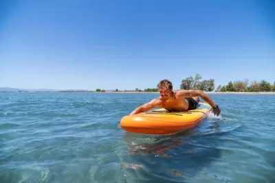 СУП Aqua Marina AMGo Turbo 366 12'0" с електрически двигател