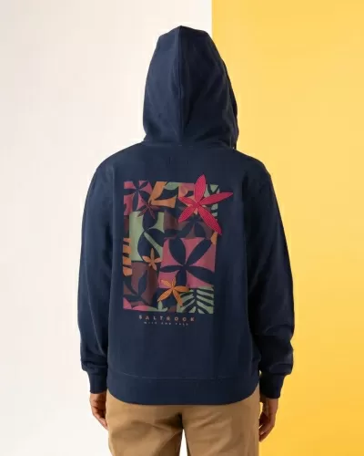 Суитшърт Saltrock Balance Wild в синьо