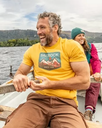 Тениска Saltrock Uplands в жълто