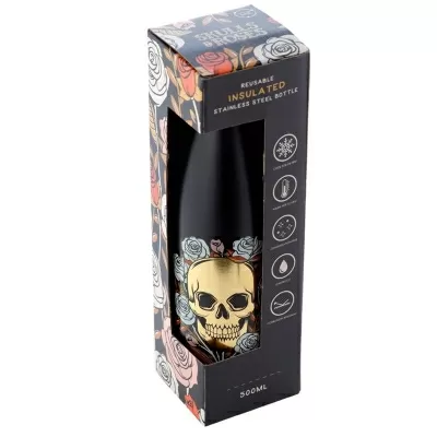 Μπουκάλι για Ζεστά & Κρύα Ποτά Skulls and Roses 500ml