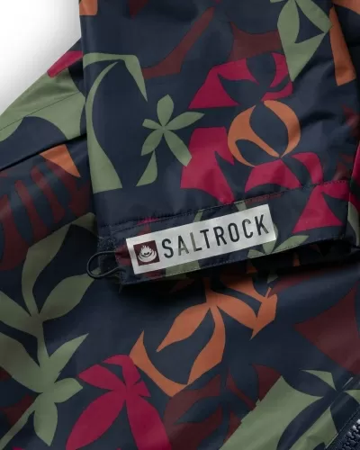 Водоустойчиво унисекс пончо яке роба Saltrock Balance Four Seasons в синьо/черно