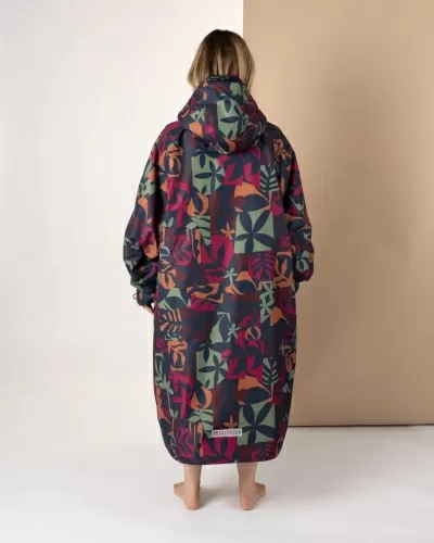Водоустойчиво унисекс пончо яке роба Saltrock Balance Four Seasons в синьо/черно