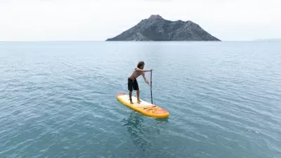 Стендъп падъл борд Aqua Marina Fusion 10’10″ с електрическа помпа