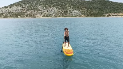 Стендъп падъл борд Aqua Marina Fusion 10’10″ с електрическа помпа