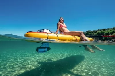 Стендъп падъл борд Aqua Marina Fusion 10’10″ с електрическа помпа