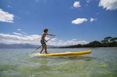 Стендъп падъл борд Aqua Marina Fusion 10’10″ с електрическа помпа