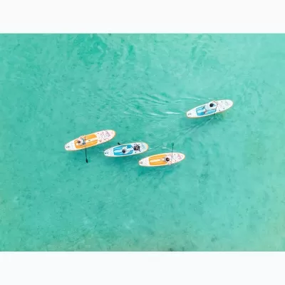 Стендъп падъл борд Aqua Marina Pure Air Tropic 10'10" Mini Combo син