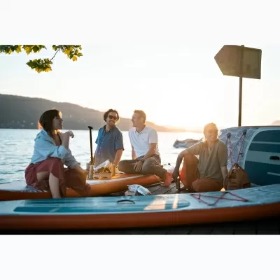 Стендъп падъл борд Aqua Marina Pure Air Tropic 10'2" син
