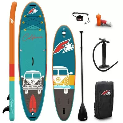 Стендъп падъл борд F2 California HFT 10'6" SUP тюркоаз