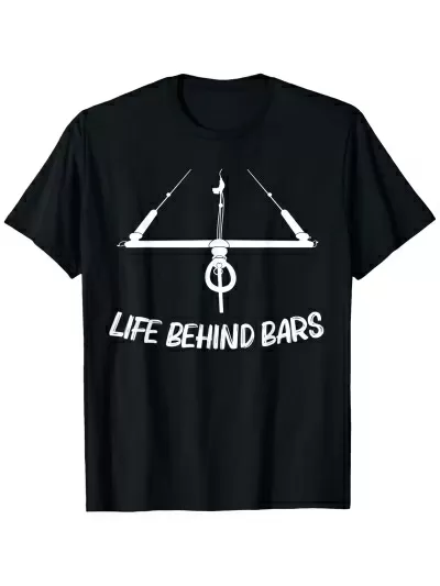 Тениска Life Behind Bars черна