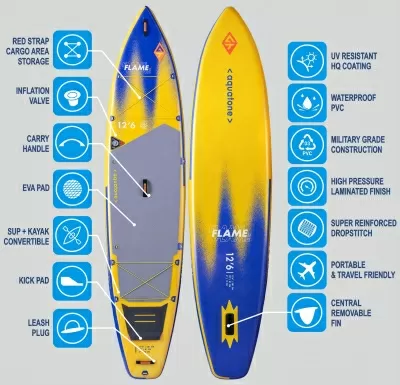 Стендъп падъл борд Aquatone Flame 3.0 Touring 12'6"