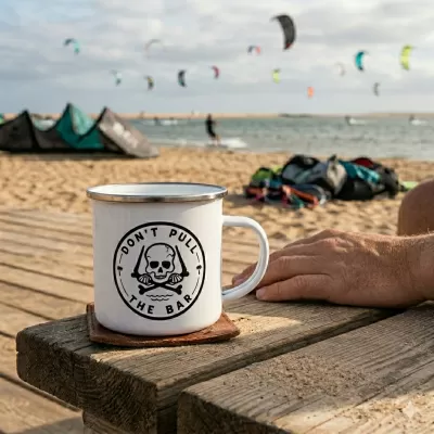 Don't Pull The Bar Enamel Mug