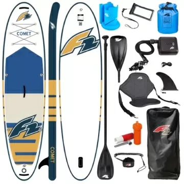 Стендъп падъл борд F2 Comet 11'6" Multiset бял