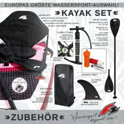 Стендъп падъл борд F2 Lotus 10'2" Multiset SUP лила