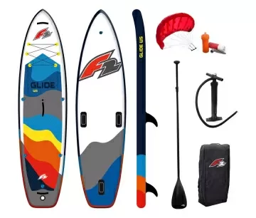 Комплект WindSUP F2 Glide WS Parawing Set 11'7"/3,5m2 сиво/червено