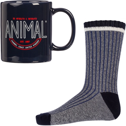 Animal Trouper Mug Sock Gift Set
