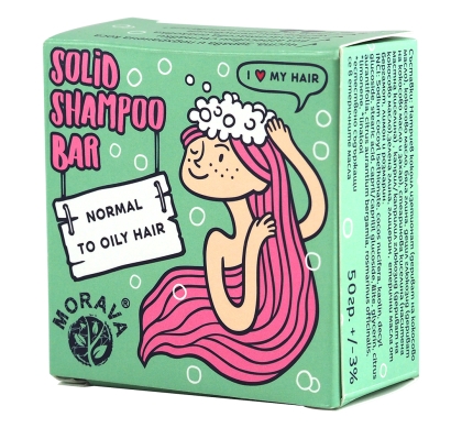 Solid shampoo bar for normal to oily hair 50 gr