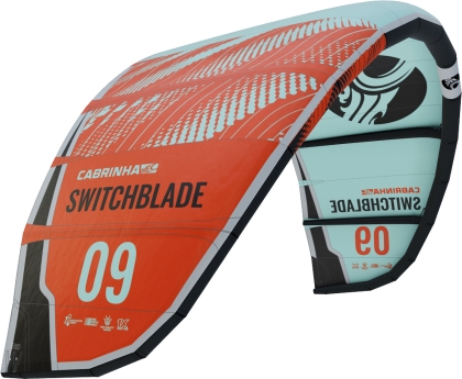 Кайт Cabrinha Switchblade 2022 C3 синьозелено/червено