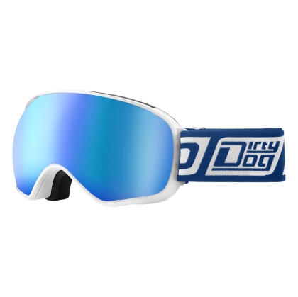 Dirty Dog Goggle Bullet - White Grey Blue Fusion
