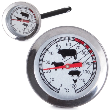 Термометър за печене и опушване на месо