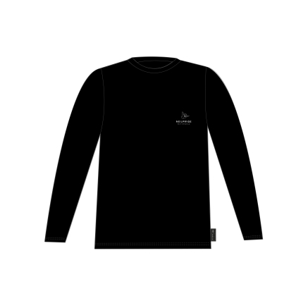 Мъжка тениска за сърф с UV защита NeilPryde Nano с дълъг ръкав в черно
