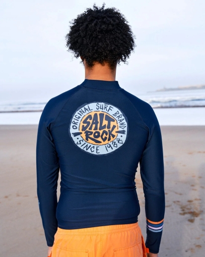 Мъжка блуза за сърф с UV защита Saltrock SR Original Recycled в синьо