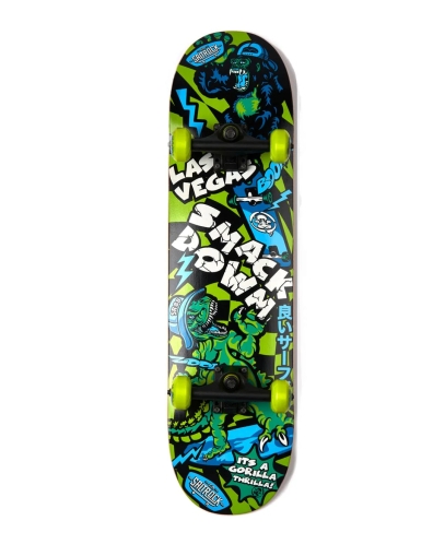 Saltrock Las Vegas Smackdown Skateboard Green/Blue