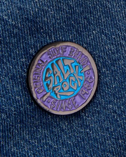 Saltrock SR Original Pin Badge Blue 