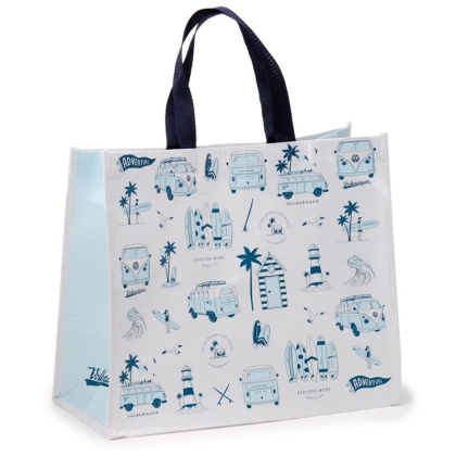 Volkswagen VW T1 Camper Bus Explore RPET Reusable Shopping Bag