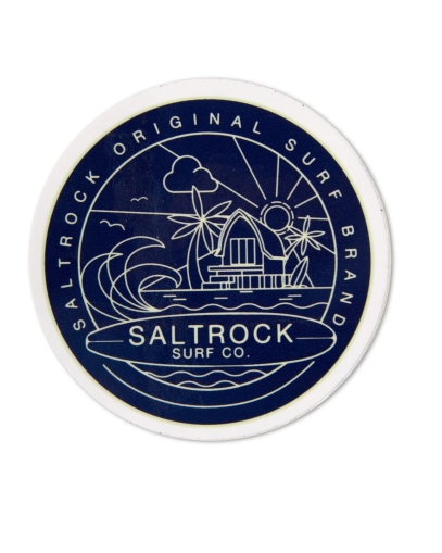 Saltrock Retreat Sticker Blue