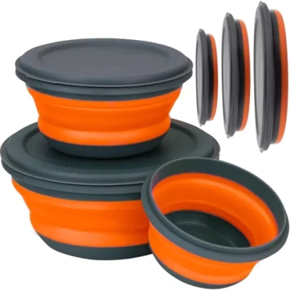 Silicone Folding Bowls 3 pcs