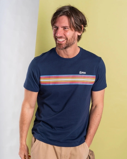 Тениска Saltrock Classic Stripe в синьо