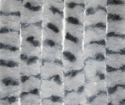 Κουρτίνα Fleece για Κατασκηνωτές και Τροχόσπιτα 56x185εκ Ανοιχτό Γκρι/Σκούρο Γκρι