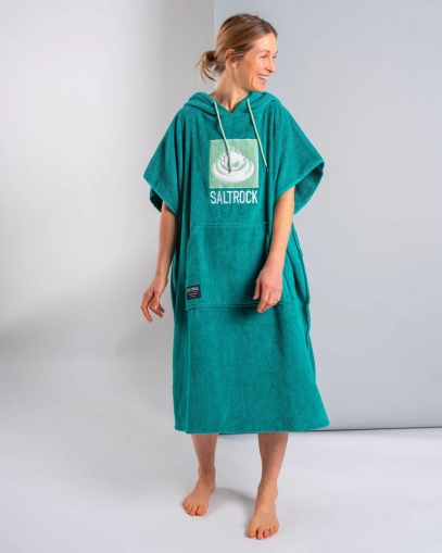 Пончо Saltrock Corp в тъмно тюркоазено
