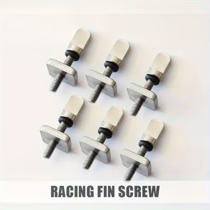 Universelle Surfbrett- und SUP Finnen 6er Set Edelstahl