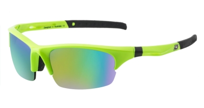  Sport Ecco-Fluro Green-Green|Green Fusion Mirror Sunglasses