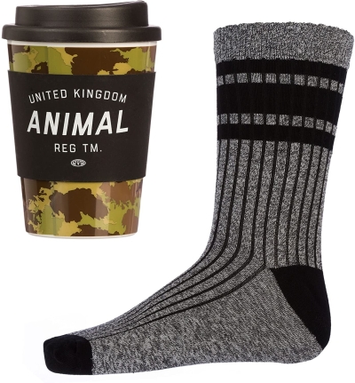 Animal Expedition Cup and Sock Gift Set