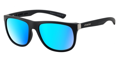 Conch-SatinBlack-Grey|IceBlueMirror Polarised Sunglasses