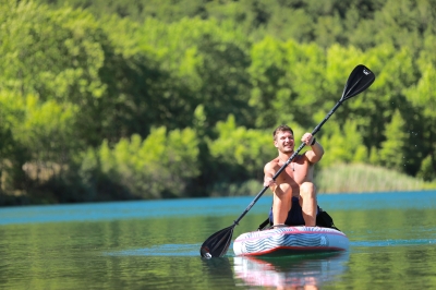 Dual-Tech 2-in-1 Adjustable Aluminum iSUP & Kayak Paddle