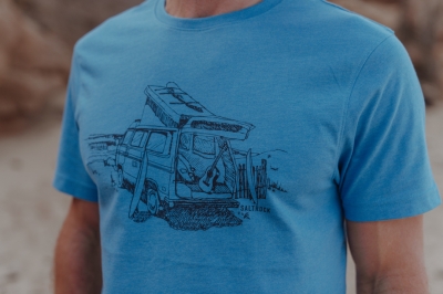 Тениска Saltrock Sea View в синьо