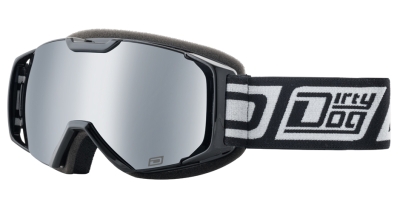 Ски и сноуборд маска Dirty Dog Velocity Junior-Black-Grey|Silver Mirror