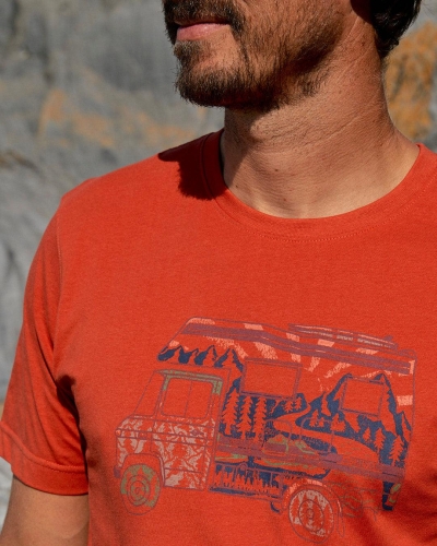 Saltrock Expedition Camper Short Sleeve T-Shirt Orange 