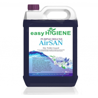 Purple Deluxe Airsan Dry Toilet Guard 5 L