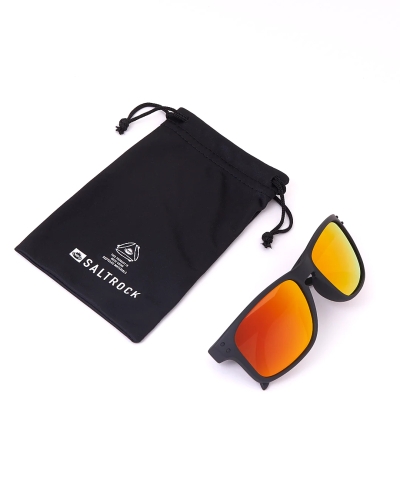 Слънчеви очила Saltrock Ranger Recycled Wayfarer в черно