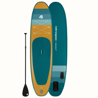Retrospec Weekender 10' Plus Inflatable Paddle Board (Aruba Wave)
