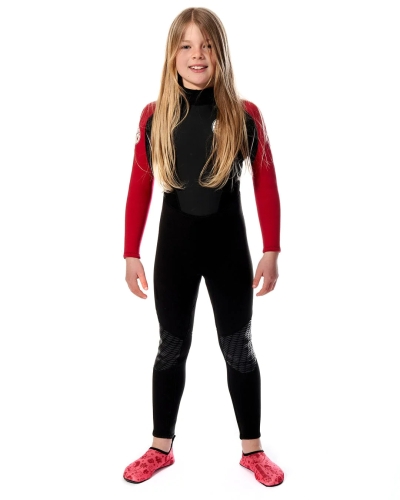 Saltrock Core Kids 3/2 Full Wetsuit Red 