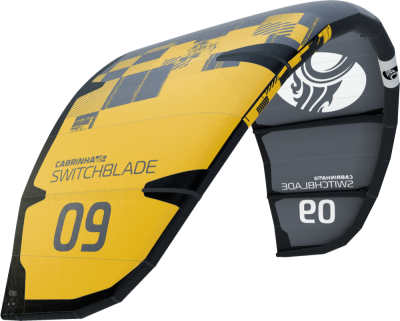 Кайт Cabrinha Switchblade 2023 C2 тъмно сиво/жълто