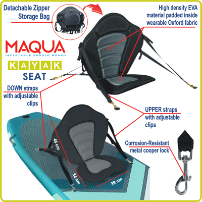 Надуваем стендъп падъл борд Maqua Rocket Kayak Set 10'8"